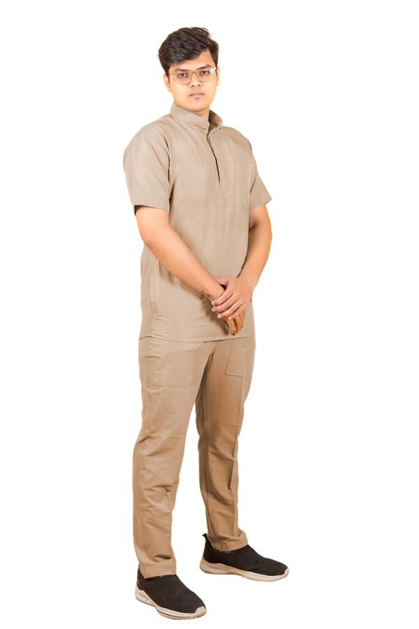 LUNAIN 2-Way Stretchable Scrub Suit for Men
