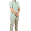 2-57.jpg LUNAIN 2-Way Stretchable Scrub Suit for Men (Pista Green)