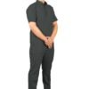 2-59.jpg LUNAIN 2-Way Stretchable Scrub Suit for Men (Space Black)