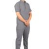 LUNAIN 2-Way Stretchable Scrub Suit for Men (Gray)