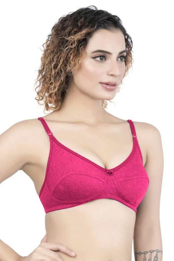 LUNAIN Fizza Cup Bra for Womens and Girls (Pink)