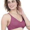 2-91.jpg LUNAIN Kavya Women's Lina Salwar-Kameez Knitted Molded Cup Regular Fit Bra Cotton Non Padded Wire Free (Light Purple)
