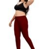 3-3.jpg LUNAIN Ankle Length Leggings for Women and Girls (Maroon)