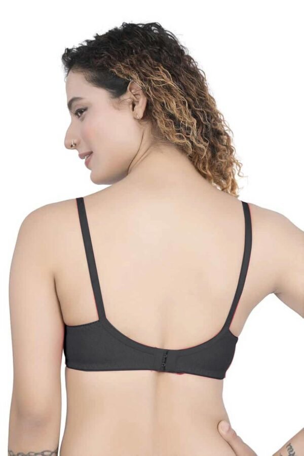 3-38.jpg LUNAIN Milance Women's Non Padded Non Wired Cotton Lycra Fabric Bra with Special Broad Strap