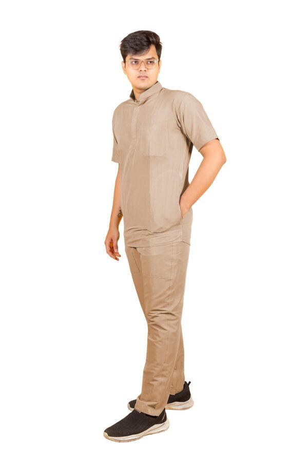 LUNAIN 2-Way Stretchable Scrub Suit for Men