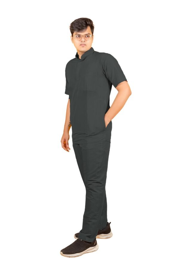 3-59.jpg LUNAIN 2-Way Stretchable Scrub Suit for Men (Space Black)