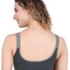 LUNAIN Women Sports Bra for High Impact Activities | Non Padded (Gray)