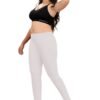 LUNAIN Ankle Length Leggings for Women and Girls (White)