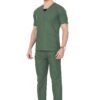 4-16.jpg LUNAIN Scrub Suits for Doctors | OT Dress | Dentists and Healthcare Professionals (Men) (Sea Green)