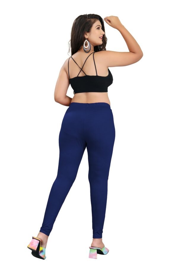 4-2.jpg LUNAIN Ankle Length Leggings for Women and Girls (Blue)