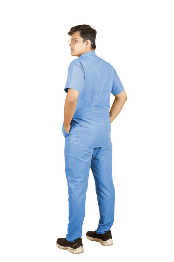 4-24.jpg LUNAIN 2-Way Stretchable Scrub Suit for Men (Sky Blue)