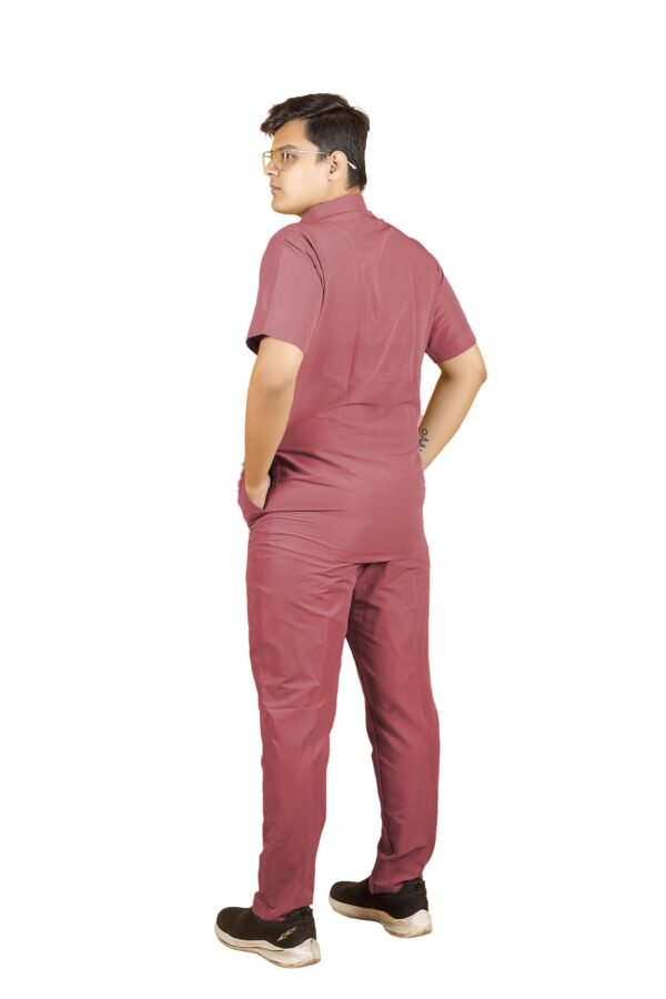 4-29.jpg LUNAIN 2-Way Stretchable Scrub Suit for Men (Rose)