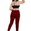 4-3.jpg LUNAIN Ankle Length Leggings for Women and Girls (Maroon)
