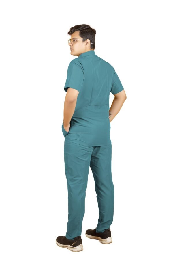4-31.jpg LUNAIN 2-Way Stretchable Scrub Suit for Men (Jelly Blue)