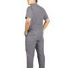 LUNAIN 2-Way Stretchable Scrub Suit for Men (Gray)