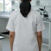 4-42.jpg LUNAIN Half Sleeves Lab Coat for Women