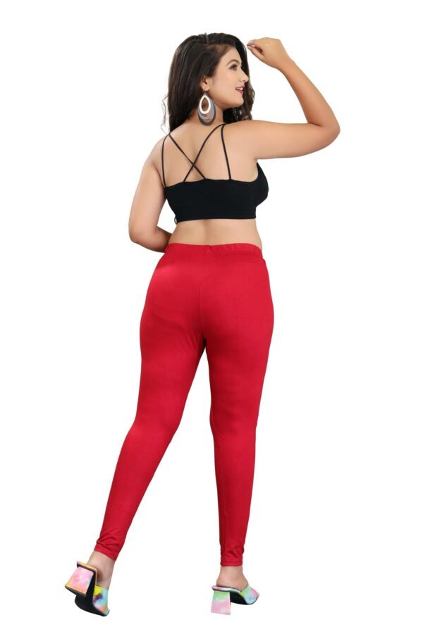 4-5.jpg LUNAIN Ankle Length Leggings for Women and Girls (Red)