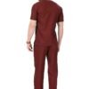 5-3.jpg LUNAIN Scrub Suits for Doctors | OT Dress | Dentists and Healthcare Professionals (Men) (Maroon)