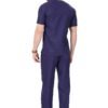 5-4.jpg LUNAIN Scrub Suits for Doctors | OT Dress | Dentists and Healthcare Professionals (Men) (Navy Blue)