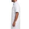 M-labcoat-half-white-3 LUNAIN Half Sleeves Lab Coat for Man (White)