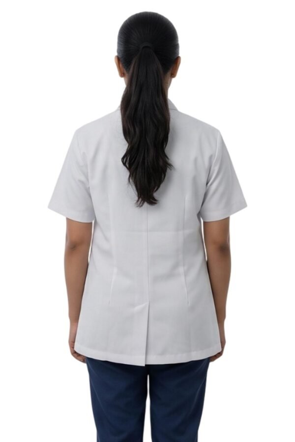 W-labcoat-half-white-4 LUNAIN Half Sleeves Lab Coat for Women (White)