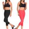black-peach.jpg LUNAIN Capris Combo for Women/Girls