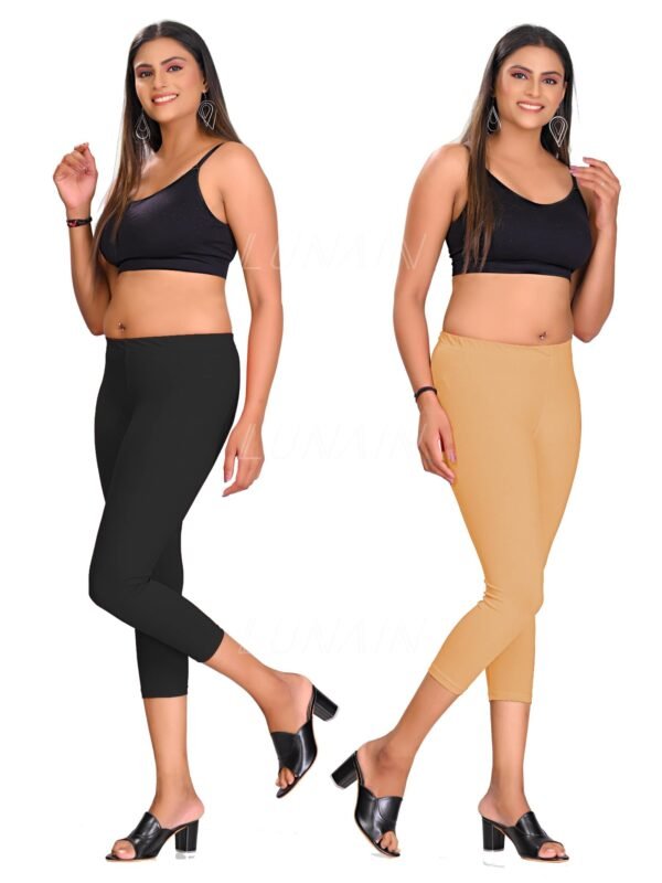 black-skin.jpg LUNAIN Capris Combo for Women/Girls