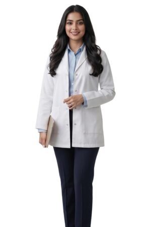 labcoat-full-white-1 LUNAIN Full Sleeves Lab Coat for Women (White)